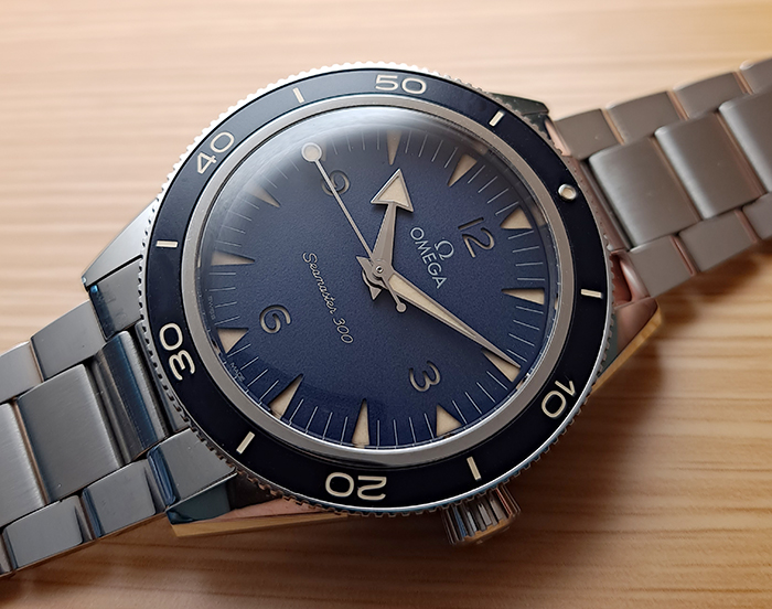 BLUE Omega Seamaster 300 Co-Axial Wristwatch Ref. 234.30.41.21.03.001